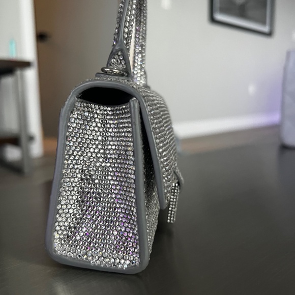 Balenciaga Hourglass Crystal-embellished mini bag - Picture 2 of 9